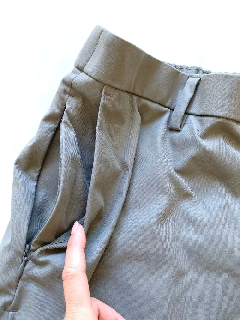 Banana Republic 36x29 Commuter Flex Pants Gray Travel Stretch Water Repellent